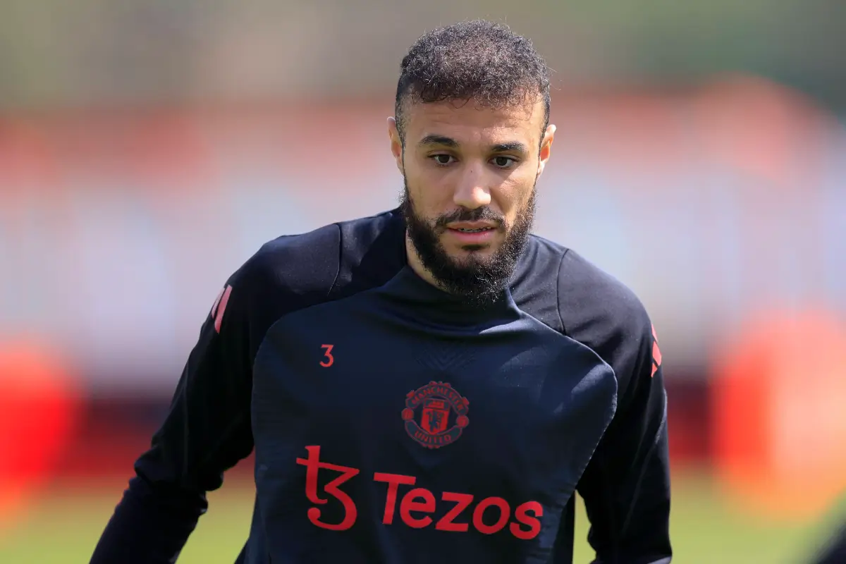 Noussair Mazraoui in training