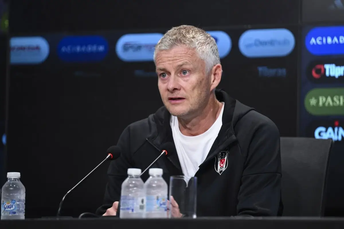 Ole Gunnar Solskjaer Besiktas conference