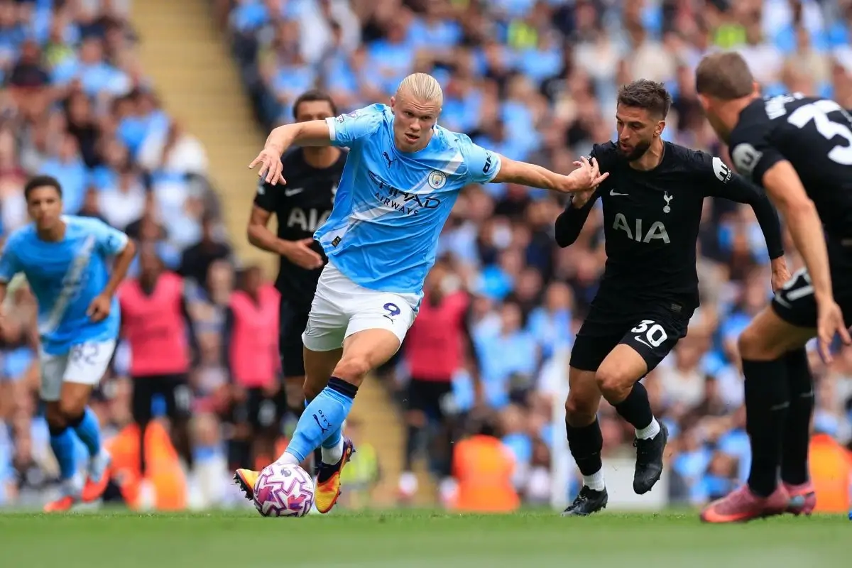 Erling Haaland Manchester City vs Tottenham Hotspur