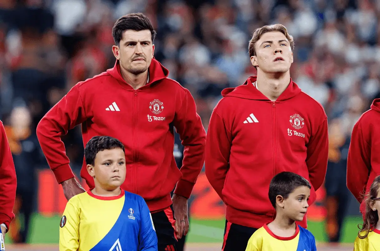 Harry Maguire and Rasmus Hojlund Together Manchester United