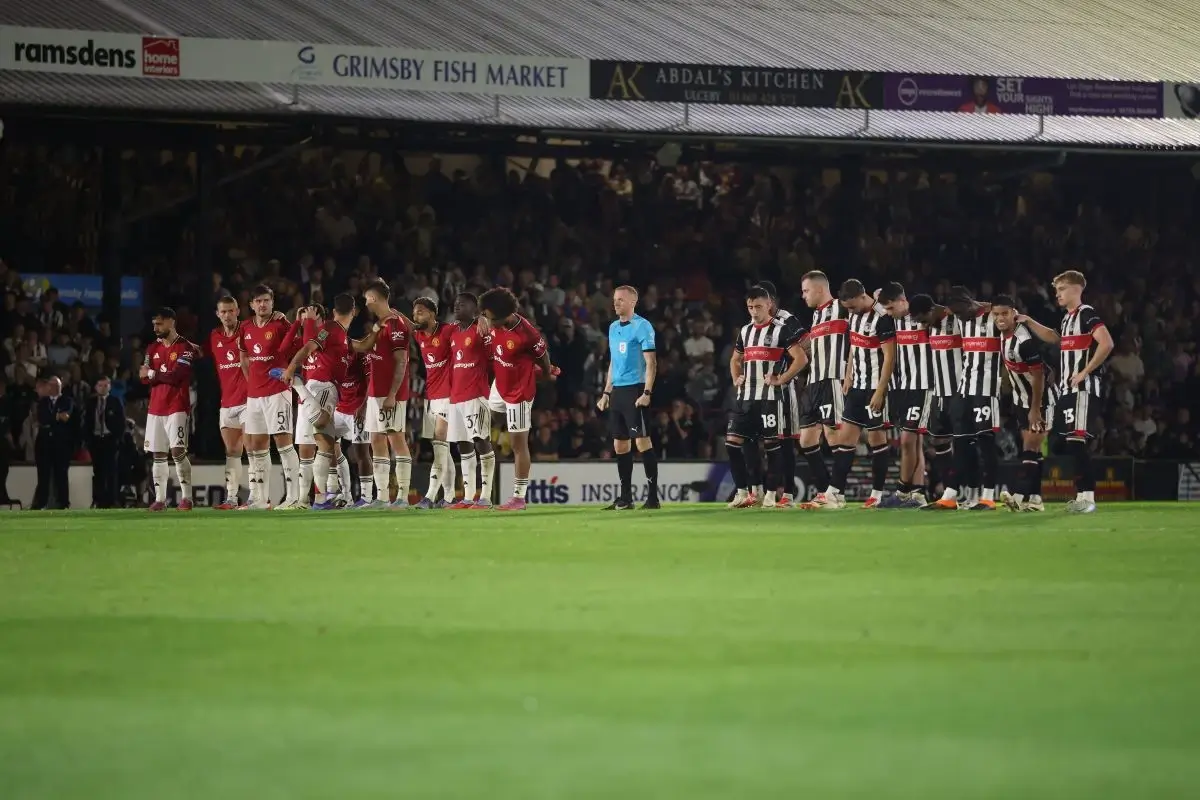 Manchester United vs Grimsby Town penalty line-up
