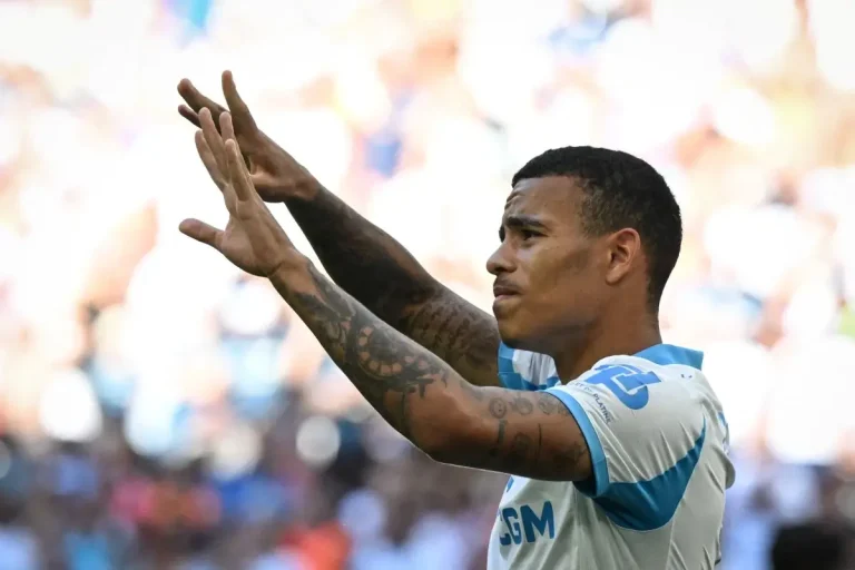 Mason Greenwood Marseille celebration