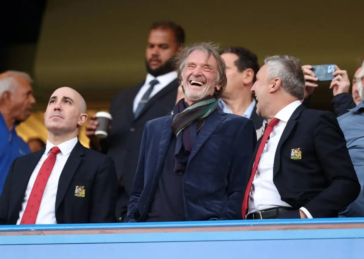 Omar Berrada Sir Jim Ratcliffe and Jason Wilcox for Manchester United