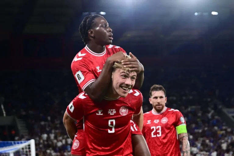 Rasmus Hojlund and Patrick Dorgu