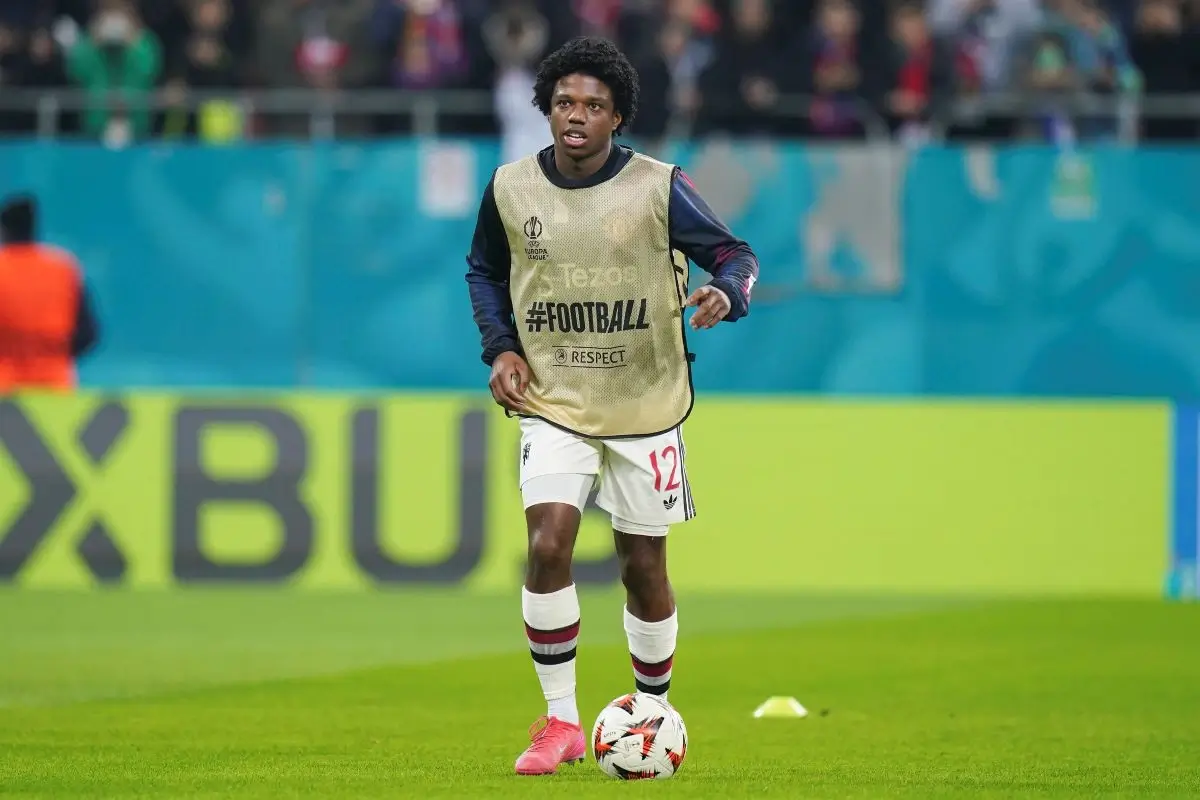 Tyrell Malacia training