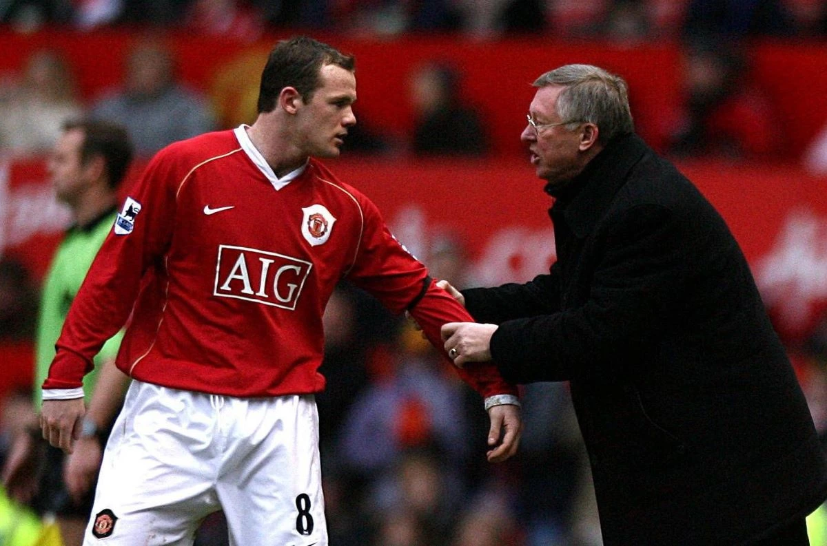 Wayne Rooney and Sir Alex Ferguson